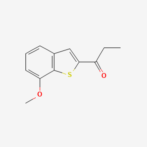 1-(7-Methoxybenzo[b]thiophen-2-yl)propan-1-one