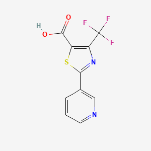 Pyridin-3-yl-4-trifluoromethyl-thiazole-5-carboxylic acid