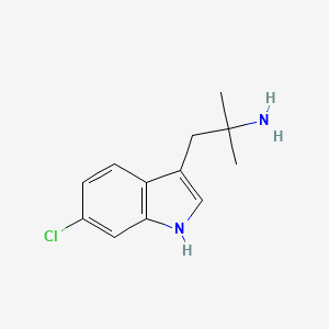 1-(6-Chloro-1H-indol-3-YL)-2-methylpropan-2-amine