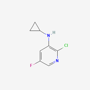 2-chloro-N-cyclopropyl-5-fluoropyridin-3-amine