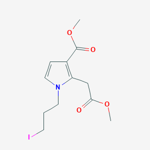methyl N-(3-iodopropyl)-3-carbomethoxypyrrole-2-acetate