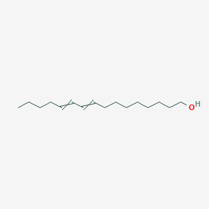 molecular formula C16H30O B8392970 9,11-Hexadecadienol 