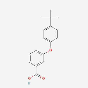 molecular formula C17H18O3 B8392976 3-(p-t-Butylphenoxy)benzoic acid 