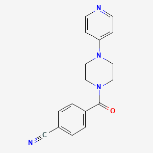 1-(4-Pyridyl)4-(4-cyanobenzoyl)piperazine
