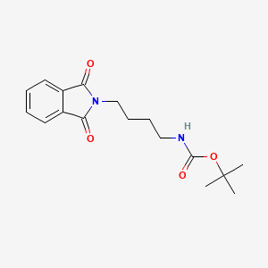molecular formula C17H22N2O4 B8392985 N-[4-(tert-butoxycarbonylamino)butyl]phthalimide 