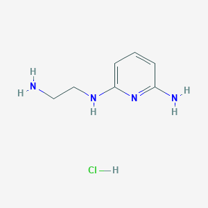 N2-(2-aminoethyl)pyridine-2,6-diamine hydrochloride