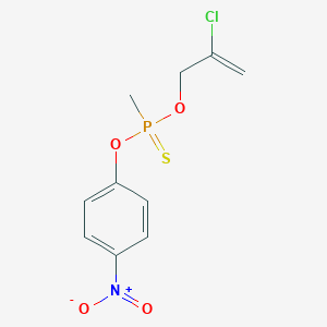 molecular formula C10H11ClNO4PS B083930 Phosphonothioic acid, methyl-, O-(2-chloro-2-propenyl) O-(4-nitrophenyl) ester CAS No. 14667-53-9