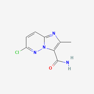6-Chloro-2-methylimidazo[1,2-b]pyridazine-3-carboxamide