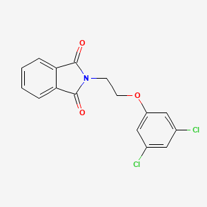 molecular formula C16H11Cl2NO3 B8393065 2-[2-(3,5-Dichloro-phenoxy)ethyl]-isoindole-1,3-dione 