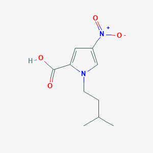 1-(3-methyl-butyl)-4-nitro-1H-pyrrole-2-carboxylic acid