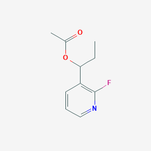 1-(2-Fluoropyridin-3-yl)propyl acetate