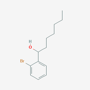 1-(2-Bromo-phenyl)-heptan-1-ol