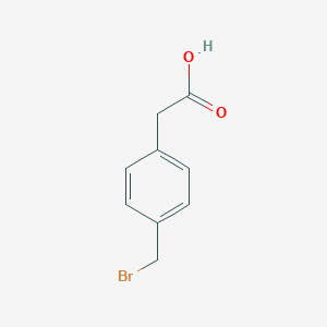 molecular formula C9H9BrO2 B083933 4-(Bromomethyl)phenylacetic acid CAS No. 13737-36-5