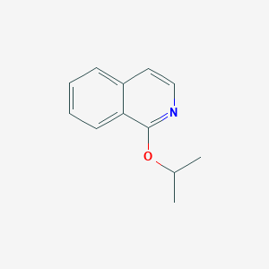 molecular formula C12H13NO B8393585 Isopropoxy isoquinoline 