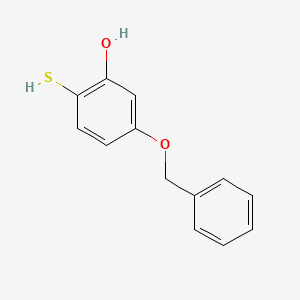 molecular formula C13H12O2S B8393780 5-(Benzyloxy)-2-sulfanylphenol CAS No. 170282-24-3