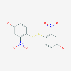 Disulfide, bis(4-methoxy-2-nitrophenyl)