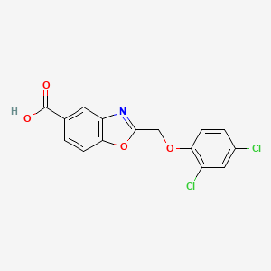 2-(2,4-Dichloro-phenoxymethyl)-benzoxazole-5-carboxylic acid