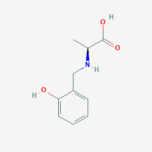 molecular formula C10H13NO3 B8394071 N-(2-hydroxybenzyl)-L-alanine CAS No. 57496-55-6