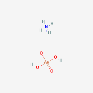 molecular formula (NH4)H2AsO4<br>AsH6NO4 B083941 Ammonium dihydrogen arsenate CAS No. 13462-93-6