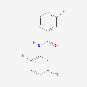 molecular formula C13H8BrCl2NO B8394101 N-(2-bromo-5-chloro-phenyl)-3-chloro-benzamide 
