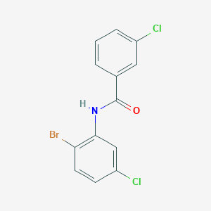 N-(2-bromo-5-chloro-phenyl)-3-chloro-benzamide