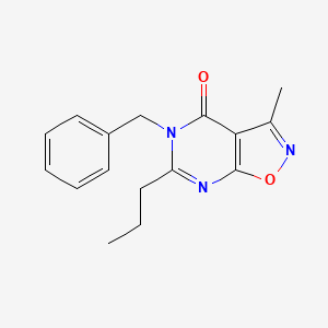 5-Benzyl-3-methyl-6-propyl-5H-isoxazolo[5,4-d]pyrimidin-4-one
