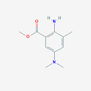 Methyl 2-amino-5-dimethylamino-benzoic acid methyl ester