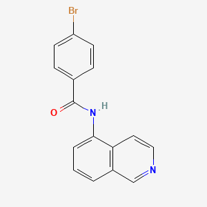 4-bromo-N-isoquinolin-5-ylbenzamide
