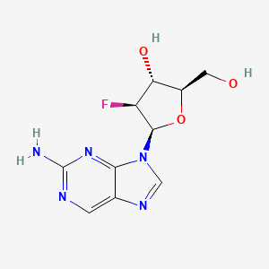 2-Aminopurine-9-beta-d-(2'-deoxy-2'-fluoro)arabino-riboside