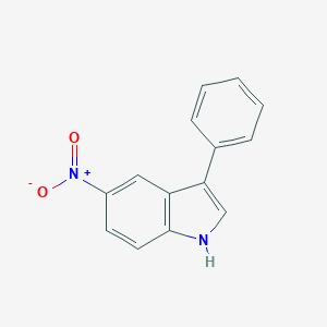 molecular formula C14H10N2O2 B083943 5-Nitro-3-phenyl-1H-indole CAS No. 14182-35-5