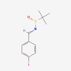 N-(4-iodobenzylidene)-2-methylpropane-2-sulfinamide