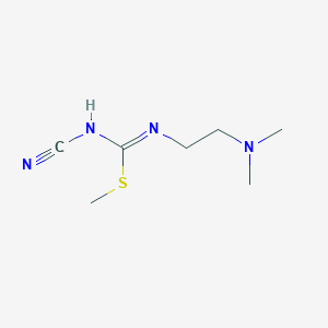1-[2-(Dimethylamino)ethyl]-2-methyl-3-cyanoisothiourea