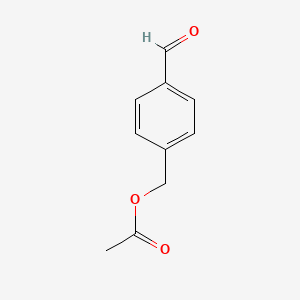 molecular formula C10H10O3 B8394429 4-[Acetyloxy-methyl]benzaldehyde CAS No. 54549-74-5