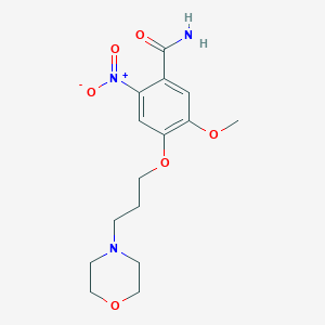 5-Methoxy-4-(3-morpholinopropoxy)-2-nitrobenzamide