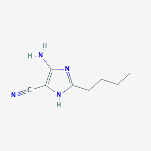 4-Amino-2-butyl-5-cyanoimidazole