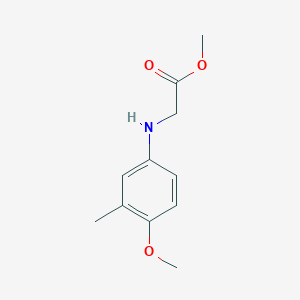 N-(4-Methoxy-3-methylphenyl)glycine, methyl ester