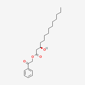 (R)-2-Oxo-2-phenylethyl 3-hydroxytetradecanoate