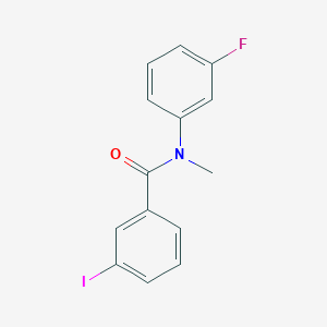 N-(3-fluorophenyl)-3-iodo-N-methylbenzamide