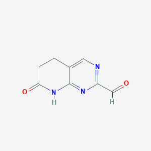 7-Oxo-5,6,7,8-tetrahydropyrido[2,3-d]pyrimidine-2-carbaldehyde