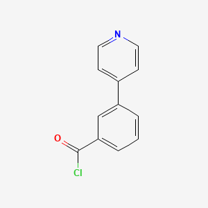 3-(Pyridin-4-yl)benzoyl chloride