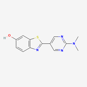 2-[2-(Dimethylamino)pyrimidin-5-yl]-1,3-benzothiazol-6-ol