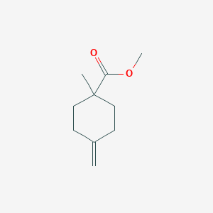 molecular formula C10H16O2 B8394679 methyl 1-methyl-4-methylidenecyclohexane-1-carboxylate 
