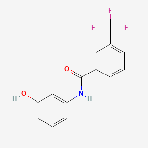 N-(3-hydroxyphenyl)-3-(trifluoromethyl)benzamide