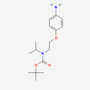 [2-(4-Amino-phenoxy)-ethyl]-isopropyl-carbamic acid tert-butyl ester