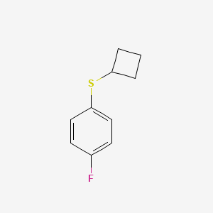 molecular formula C10H11FS B8394842 Cyclobutyl(4-fluorophenyl)sulfane 