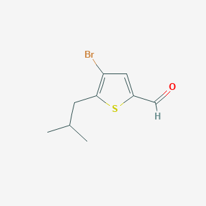 4-Bromo-5-isobutylthiophene-2-carbaldehyde