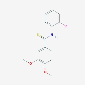 N-(2-fluorophenyl)-3,4-dimethoxythiobenzamide