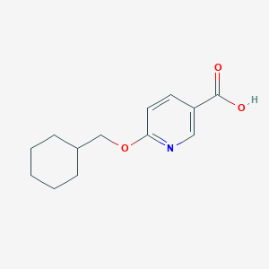 6-(Cyclohexylmethoxy)nicotinic acid