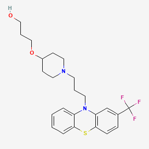2-Trifluoromethyl-10-[3-(4-{3-hydroxypropoxy}-piperidino)-propyl]-phenothiazine