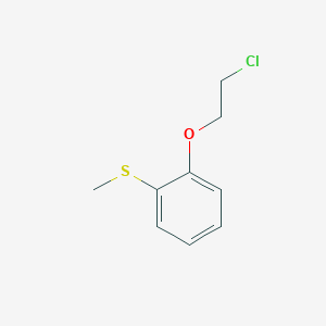 molecular formula C9H11ClOS B8395107 o-(beta-Chloroethoxy)-thioanisole 